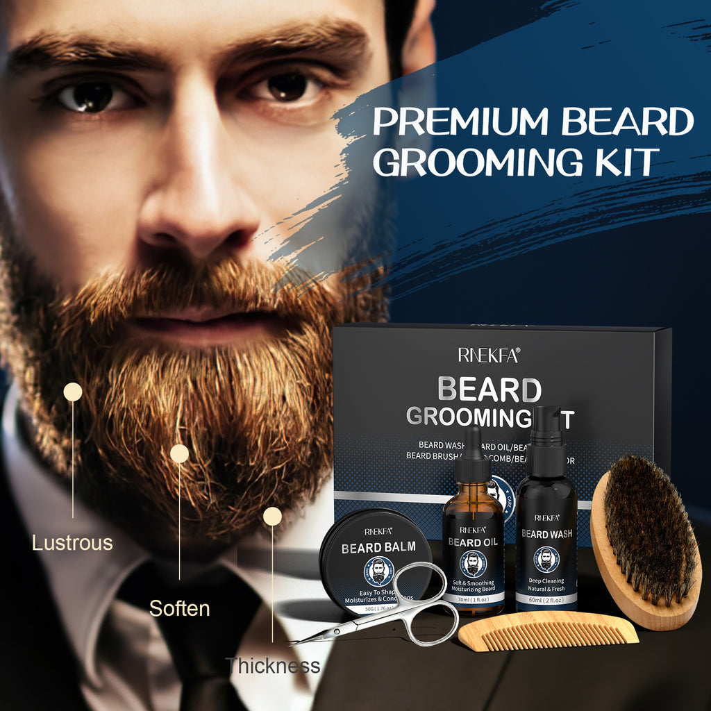 Beard Grooming Kit Gift Set