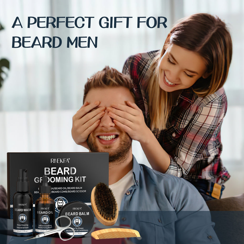 Beard Grooming Kit Gift Set