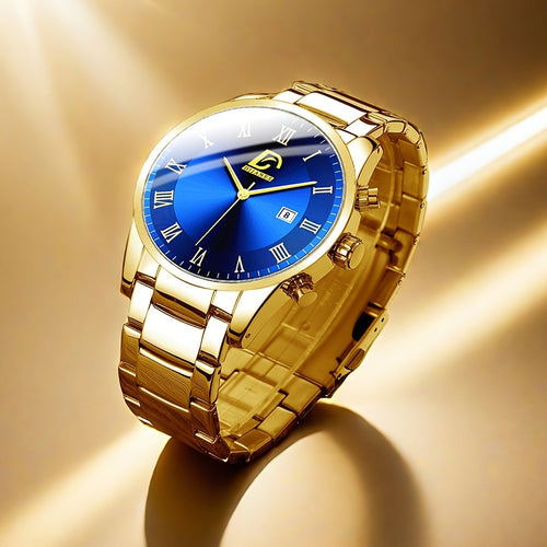3pcs Stainless Steel Casual Watch Gift Set