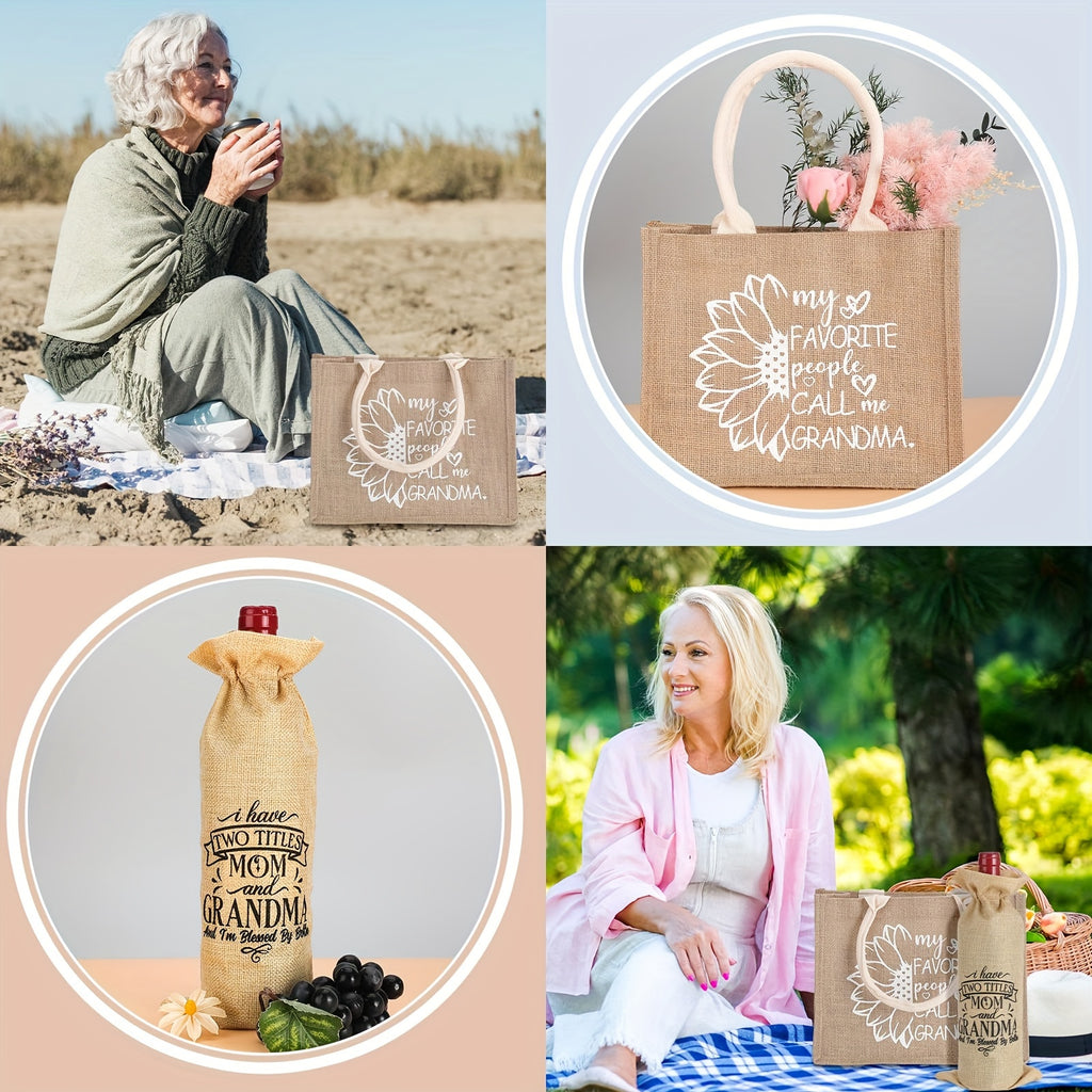 Grandma Self Care Beach Travel Bag Gift Set