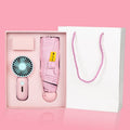 Creative Sunny & Rainy Small Umbrella Fan Gift Set