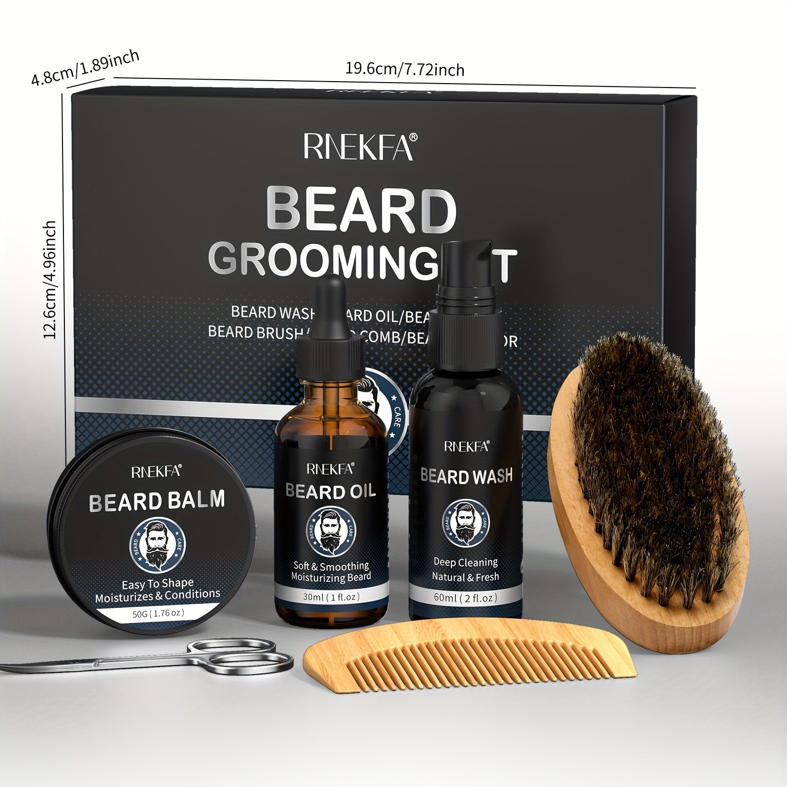 Beard Grooming Kit Gift Set