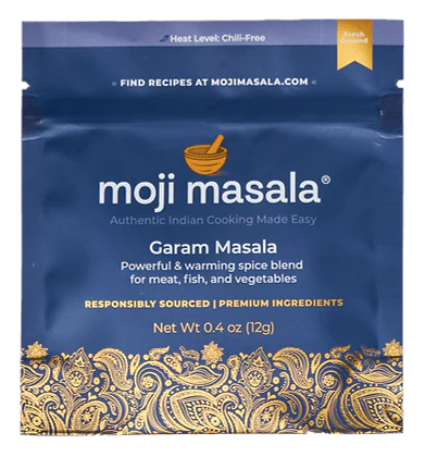 Complete Indian Spice Gift Set – All 14 Blends for Meat, Fish, Vegetable & Rice Dishes | Pre-Measured, 14 Recipes | moji masala®