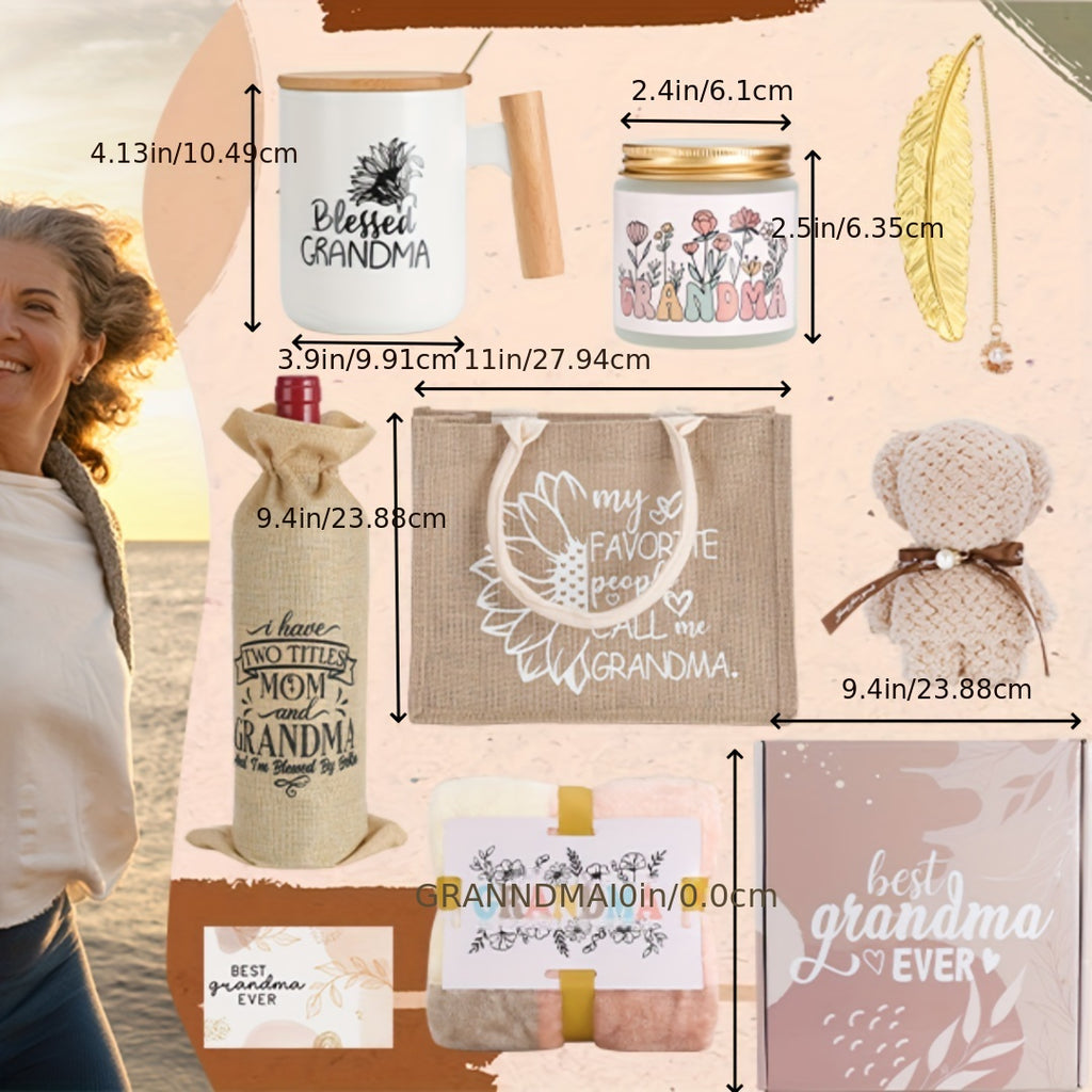Grandma Self Care Beach Travel Bag Gift Set