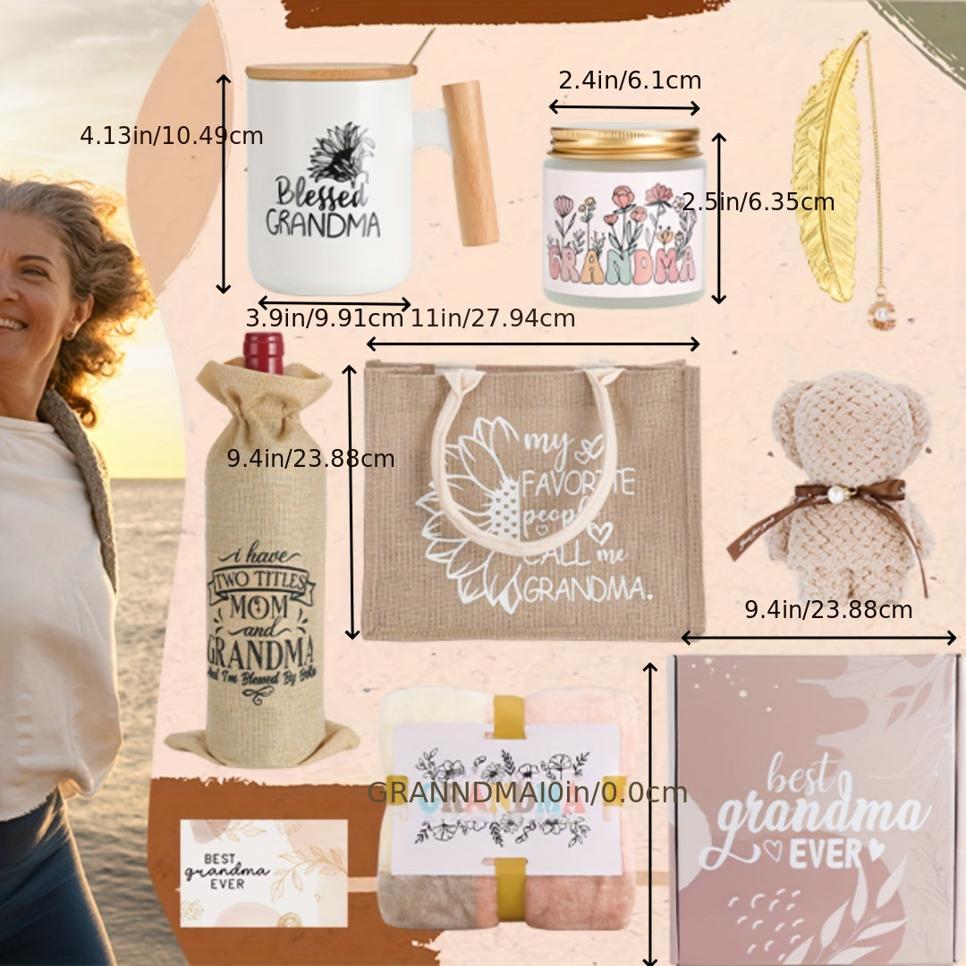 Grandma Self Care Beach Travel Bag Gift Set
