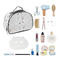 Makeup Toy Kits Wooden Makeup Toys with Cosmetic Bag for Girls Role Playing Games Pretend Play Makeup Beauty Set Birthday Gifts