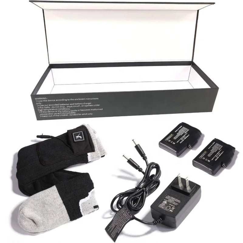 Winter Heated Socks Gift Set Men Women Christmas Gifts Cold Weather Battery Socks