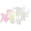 UD2 Newborn Baby Girls 13-Pc Comfortable Muslin Fabric Gift Set High Quality Ins Style for Spring Model LS_0109