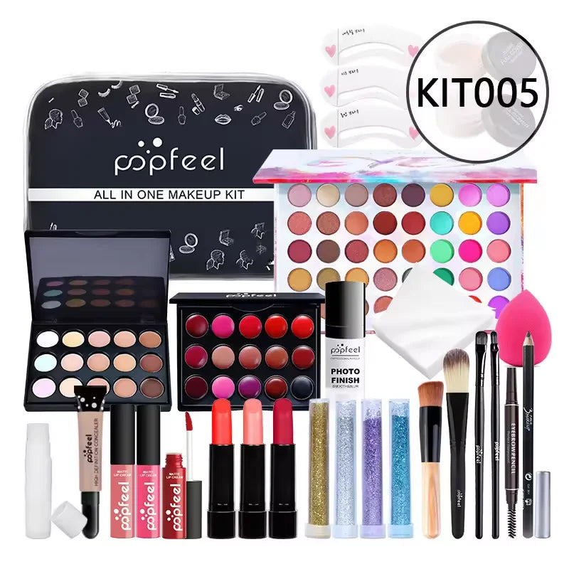 HOT 20 Styles New Fashion Eye Shadow POPFEEL Birthday Gift Makeup Gift Set ALL in ONE Full Professional Makeup Kit for Girl