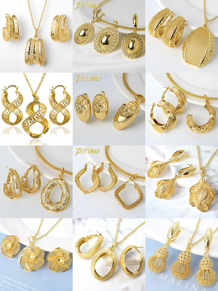 Dubai Bridesmaid Jewelry Gift Set ,bride Nigerian Wedding Jewelry Set,non Tarnish Jewelry Set