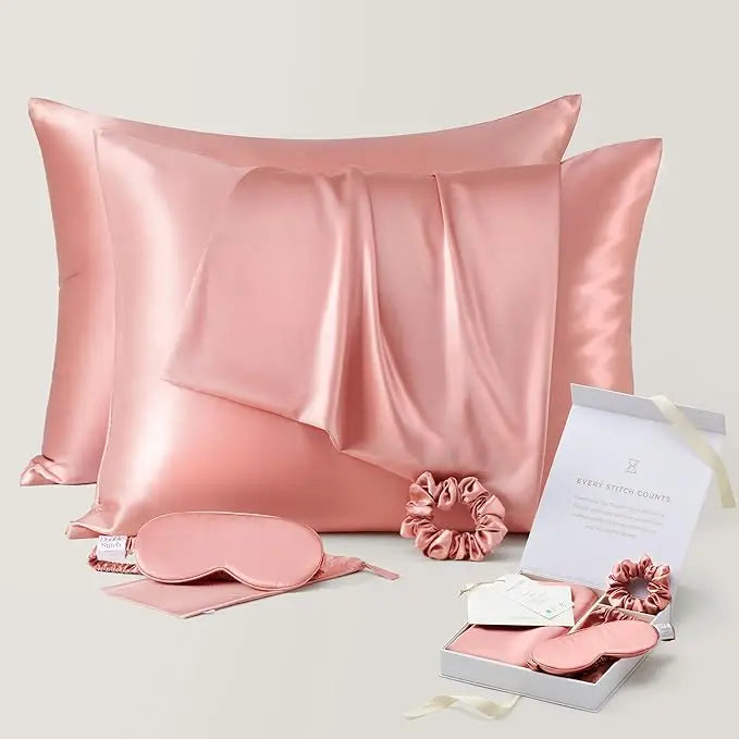 Support ODM Service Different Size 19/22mm 100% Silk Pillow case Home Luxury Mulberry Pure Silk Pillowcase Gift Set