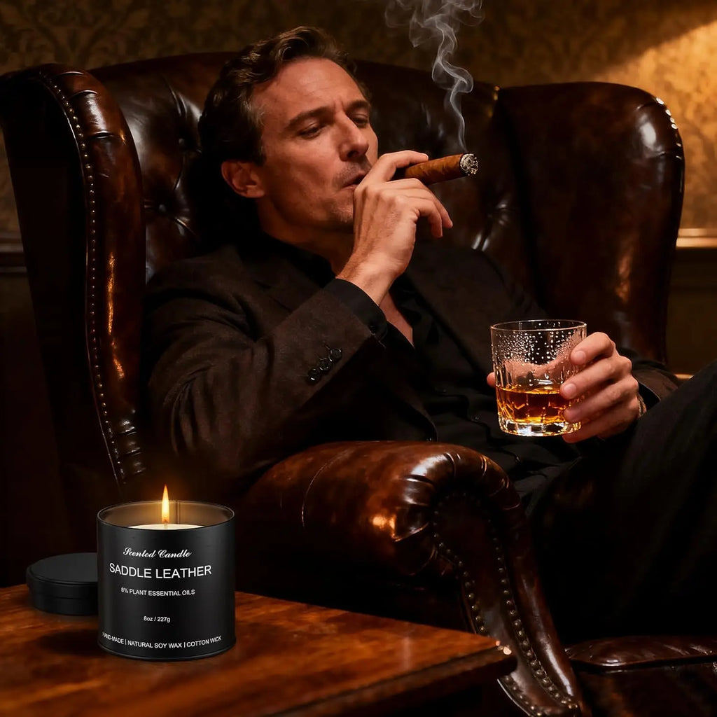 4 Pack Black Tin Aromatherapy Candle Sets