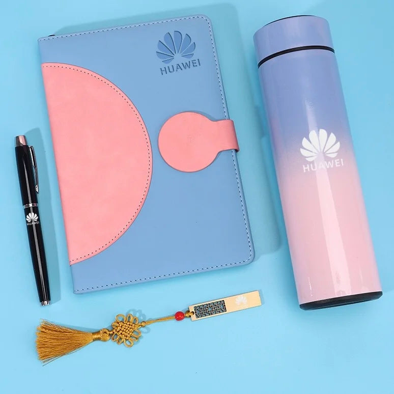 New Gift Sets Notebook Pen USB Vacuum Cup Luxury Business Gift Set