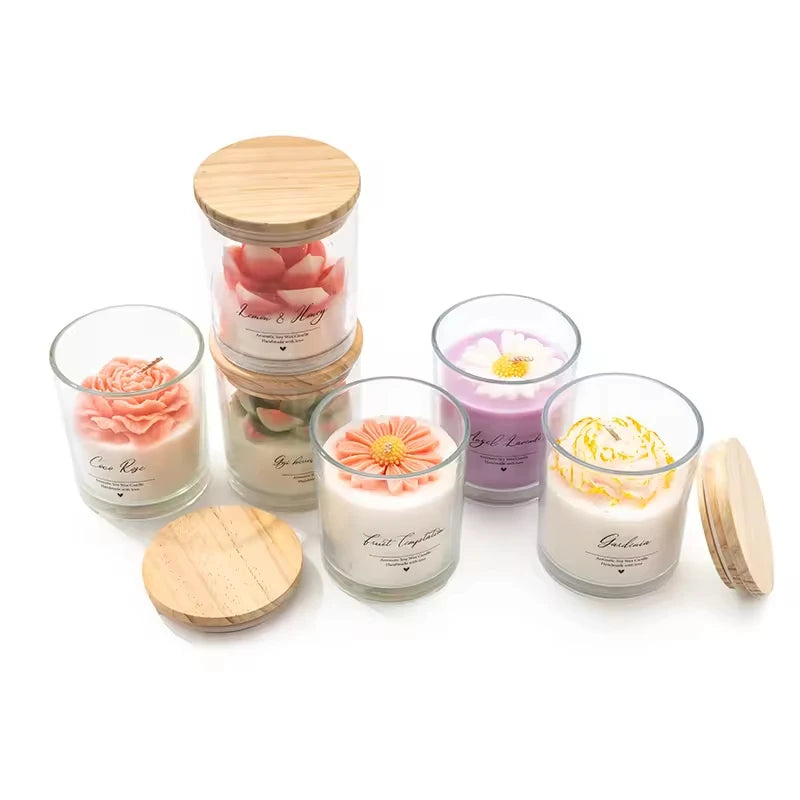 AIKUN Modern Ins Style Scented Candle Long Lasting Fragrance Soy Wax Aromatherapy Candle for Home Fragrance Gift Set