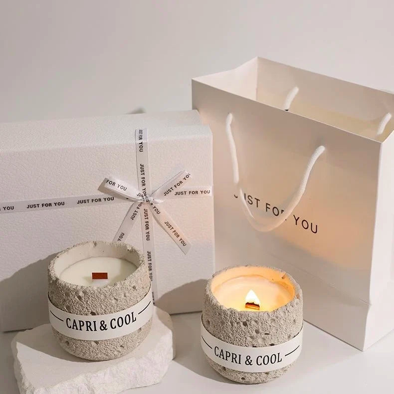 Luxury Natural Soy Wax Romantic Scented Candle Gift Set