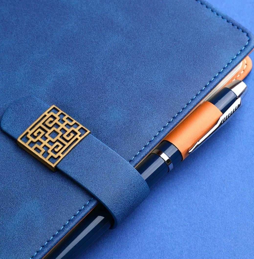 Executive PU Leather Journal & Pen Gift Set with Luxury Gift Box