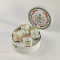 Mosh Bone China Eco-Friendly Coffee Water Milk Mug with Lid 4-Piece Office Home Desktop Fairy Festival Gift Set