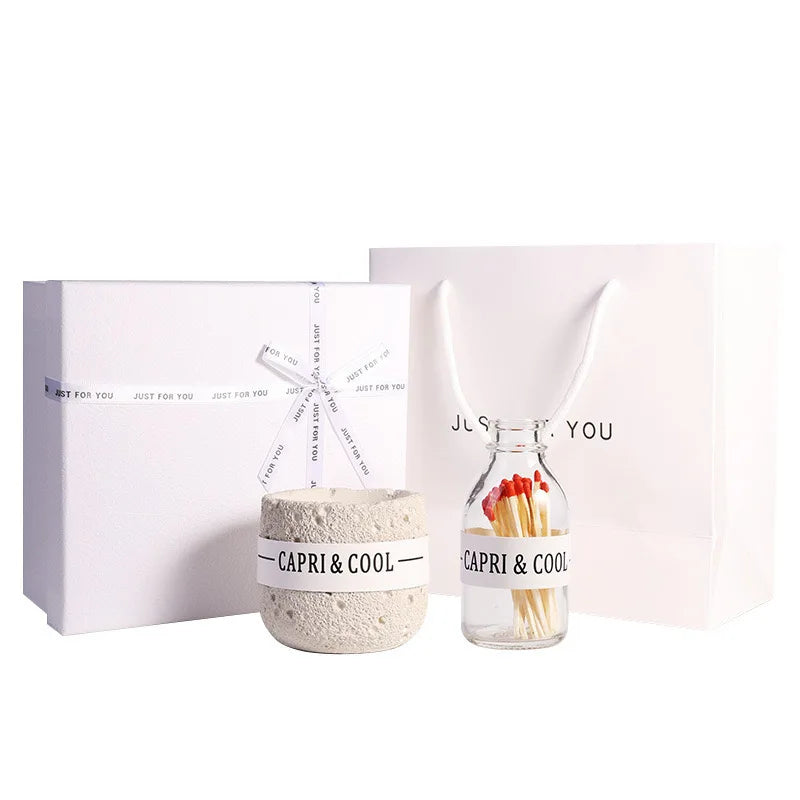 Luxury Natural Soy Wax Romantic Scented Candle Gift Set