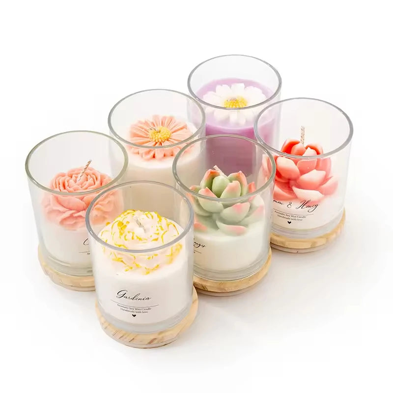 AIKUN Modern Ins Style Scented Candle Long Lasting Fragrance Soy Wax Aromatherapy Candle for Home Fragrance Gift Set