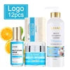 Ready to Ship Natural Private Label Kit Brightening Sample Collagen Vitamin C Body Care Gift Set for Men