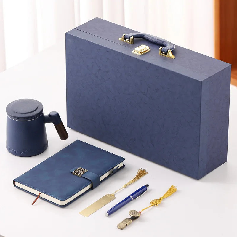 Luxury Corporate Notebook Bookmark Stationery Set