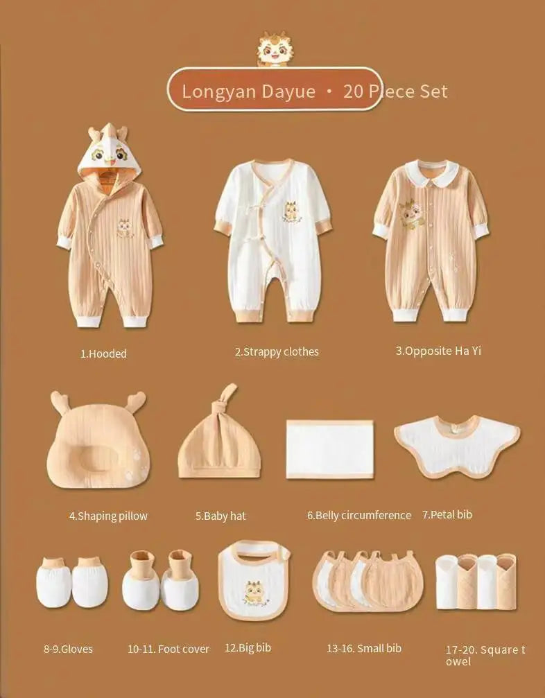 Baby Boy Clothes Set 0-3 Months 6-9 Months Sets 100% Cotton Baby Clothes Gift Set for 0 to 3 Years