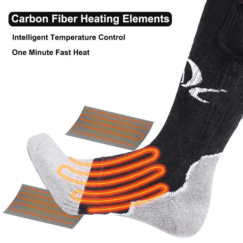 Winter Heated Socks Gift Set Men Women Christmas Gifts Cold Weather Battery Socks