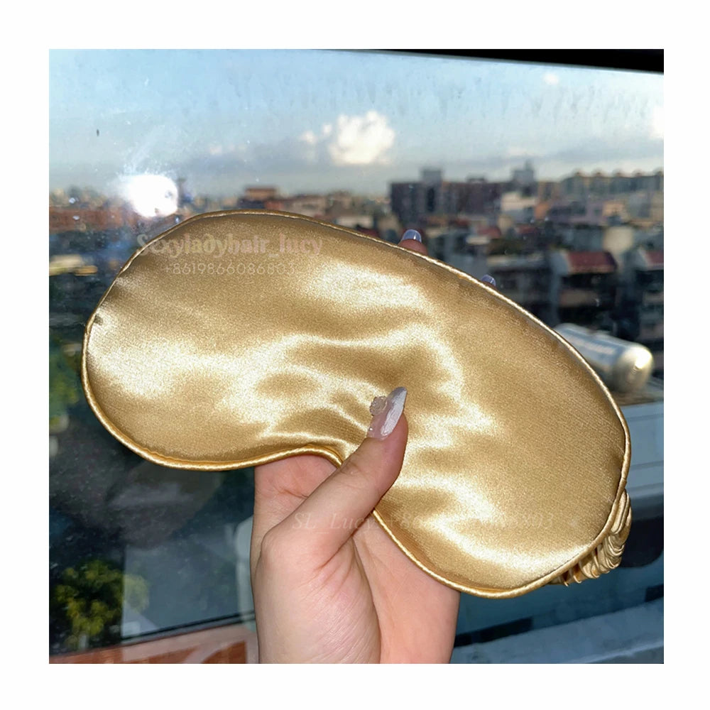 LOW MOQ Custom Logo Pure Silk Pillow Case 100% Mulberry Silk Satin Pillow Cover Case Eye Mask Silk Gift Set in Gift Box