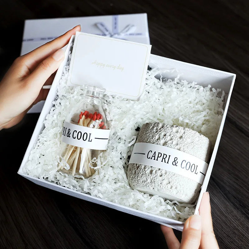 Luxury Natural Soy Wax Romantic Scented Candle Gift Set