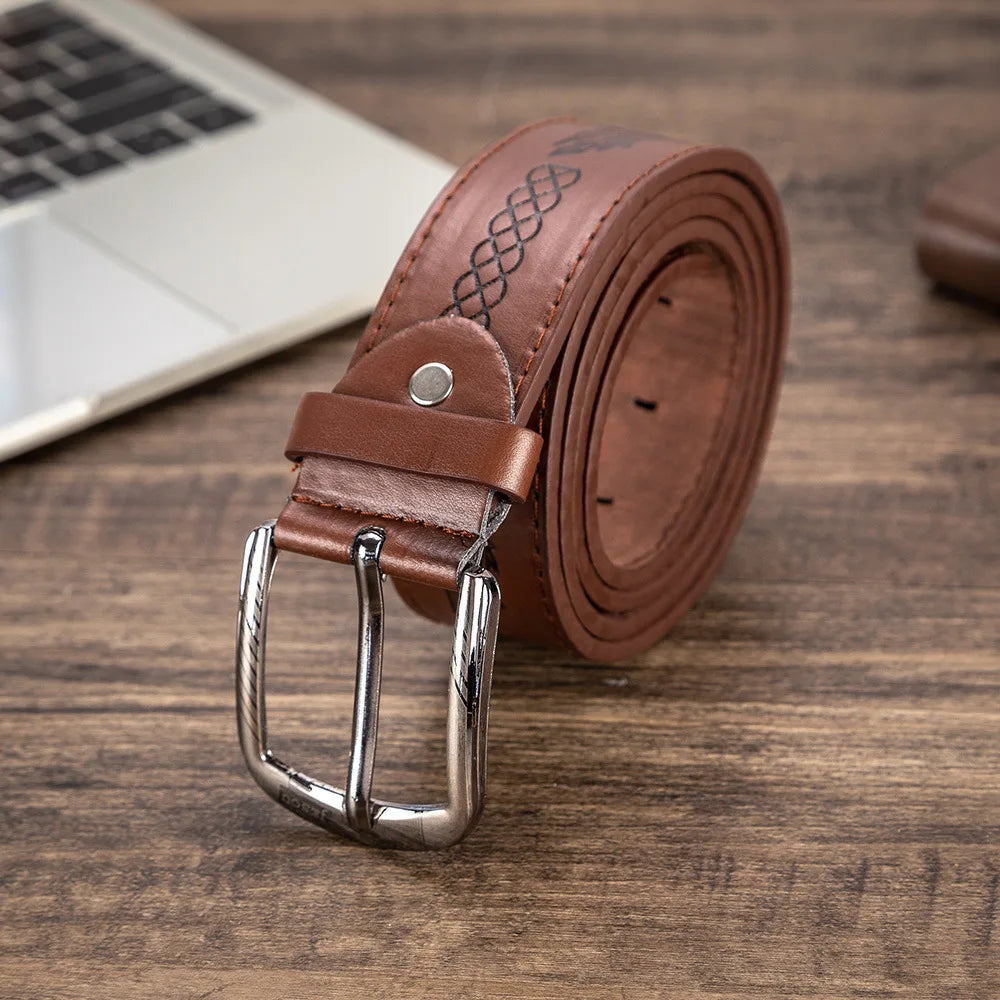Birthday Gift Set for Men Stylish Dress Leather Strap Chronograph Wrist Watch+Wallet+Belt Wholesale Lots Set