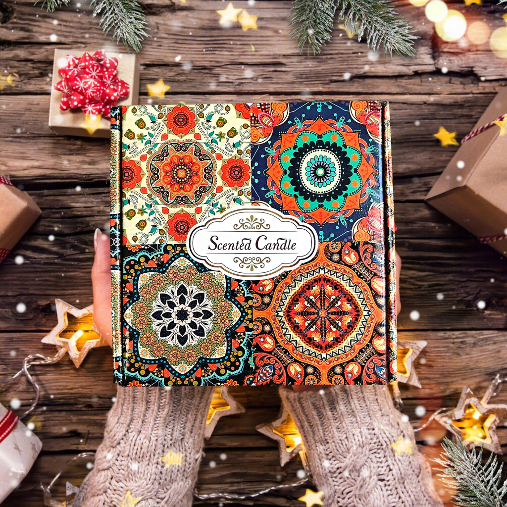 Oshine Tin Jar Soy Wax Candle Scented Luxury Wholesale a Set 4 Pcs Jar Oil Fragrance Gift Set Home Decoration in USA Stock