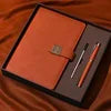 Executive PU Leather Journal & Pen Gift Set with Luxury Gift Box