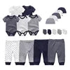19pcs New Born Baby Clothes Sets 100% Cotton Baby Boy Clothing Set Wholesale New Born Baby Gift Set