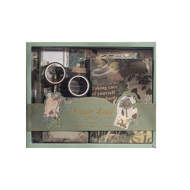 125pieces Vintage Journal Gift Set School Season Supplies Small Gifts Elementary School Students Reward Gifts School Stationery