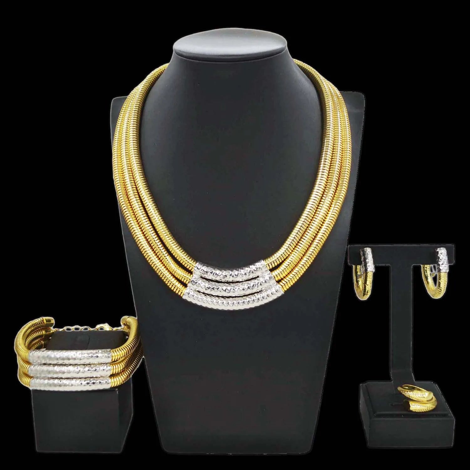 Hot Selling Italian Style Jewelry Set Choker Necklace High Quality Jewelry Set Women Engagement Gift Set