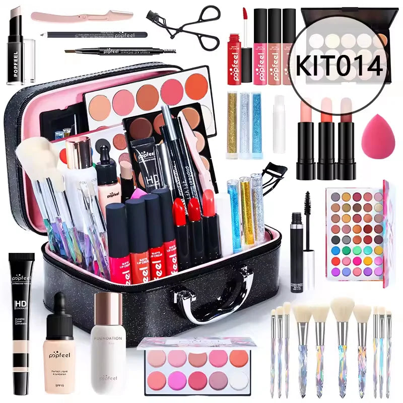 HOT 20 Styles New Fashion Eye Shadow POPFEEL Birthday Gift Makeup Gift Set ALL in ONE Full Professional Makeup Kit for Girl