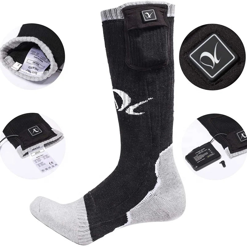 Winter Heated Socks Gift Set Men Women Christmas Gifts Cold Weather Battery Socks