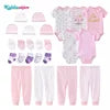 24 pcs  New Born Baby Clothes Sets Star Print Baby Boy Clothing Set 100%cotton Baby Gift Set