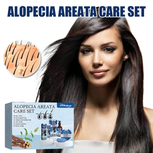 South Moon Alopecia Areata  Clean Scalp Supple Frizzy Hair Wash And Care Gift Set