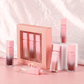 Lipgloss Gift Set Custom Pink Box Lip Gloss Vendor Wholesale Private Logo Matte Glossy Shine Lipgloss Kit