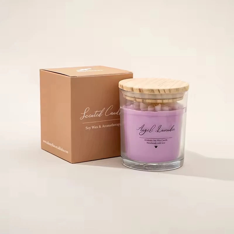 AIKUN Modern Ins Style Scented Candle Long Lasting Fragrance Soy Wax Aromatherapy Candle for Home Fragrance Gift Set