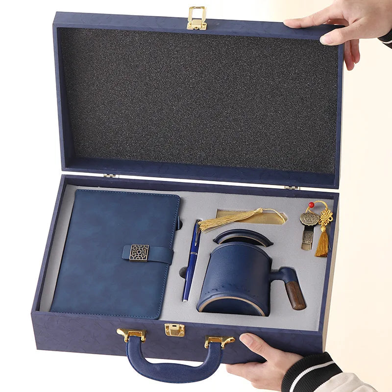 Luxury Corporate Notebook Bookmark Stationery Set