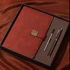 Executive PU Leather Journal & Pen Gift Set with Luxury Gift Box