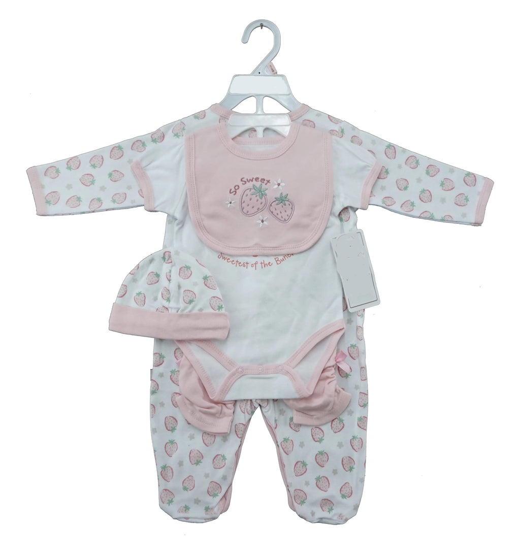 2025 Hot Selling Baby Boy 5-Piece Cotton Fashion Gift Set Breathable Baby Clothes with Mesh Bag