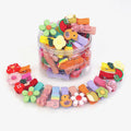 26 Pcs/box Cute Child Barrettes Kid Hairgrips Hair Clip Accessories Gift Set Girl Cartoon Fruit Pattern Hair Clip Set