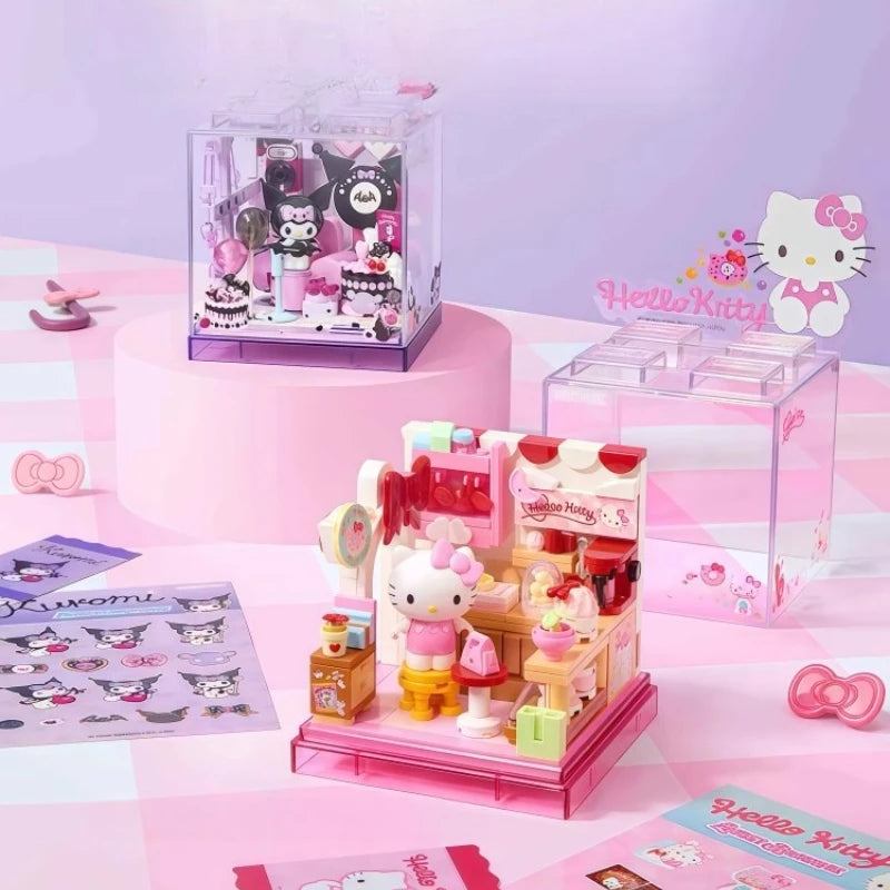 Hello Kitty Cute Puzzle Assembly Gift Set