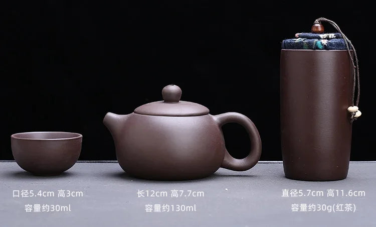 Portable Travel Kungfu Bag Tea Set