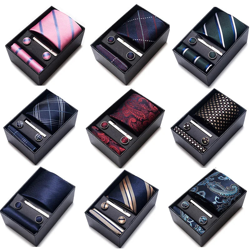 Gift Box for 8cm Tie Formal Jacquard Yarn-dye