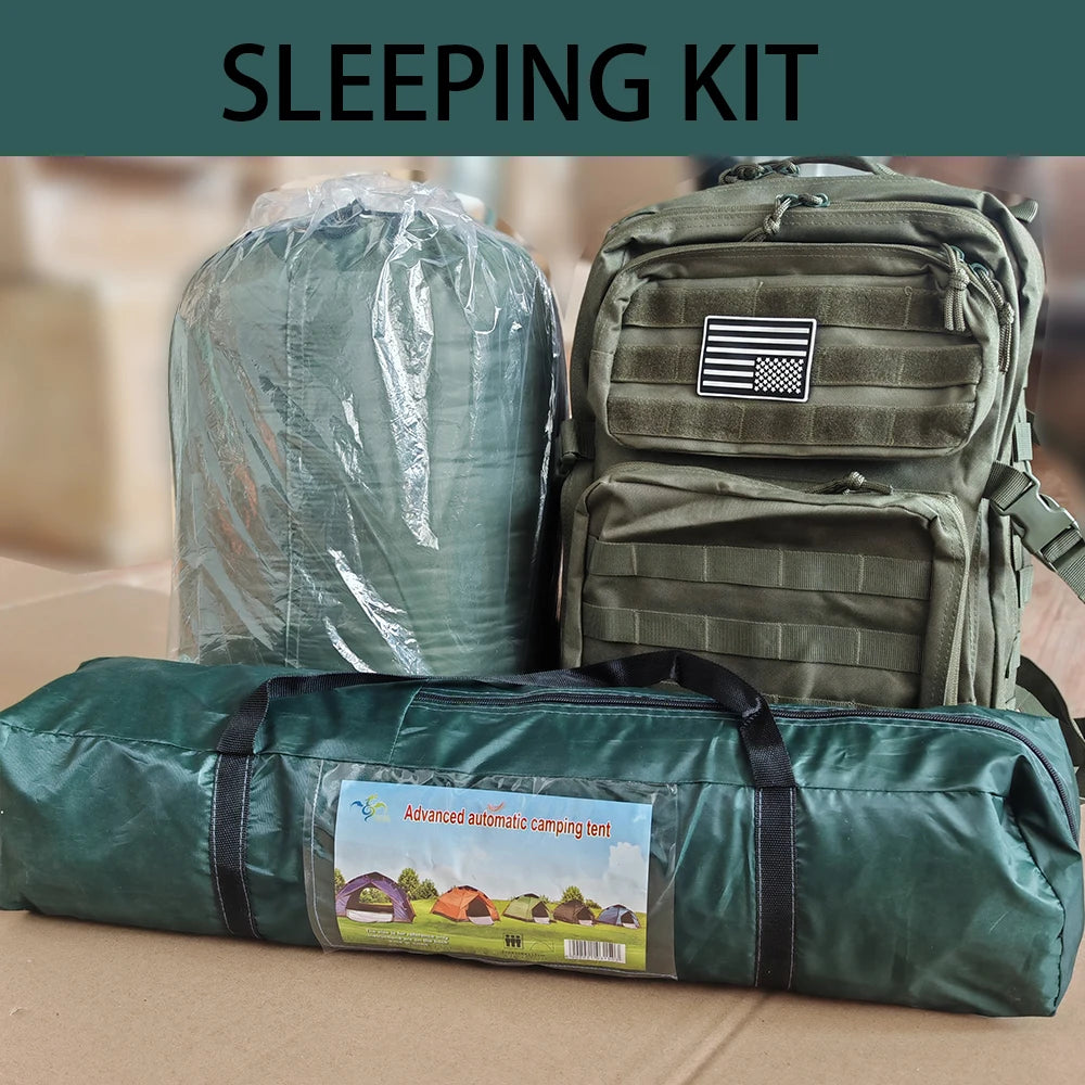 2-3 Person Professional Outdoor Survival Gear Kit Gift Set