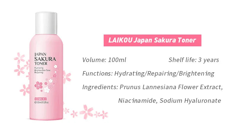 Sakura Facial Cleaner Skin Care Set